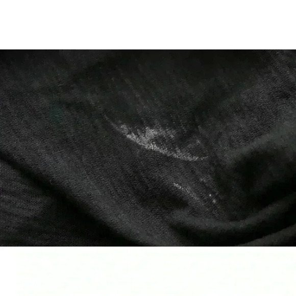 Talbots Midi Dress Size Small Black Cotton Embroidered Scalloped Hem Lightweight - Picture 12 of 13